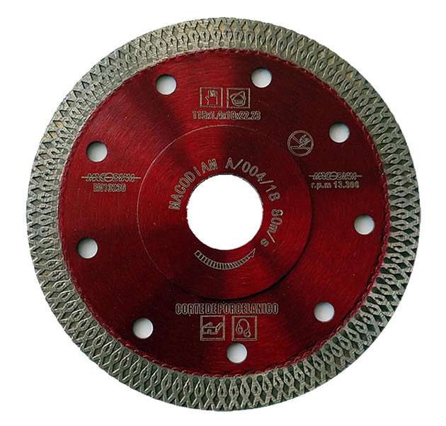 Disco Diamante Porcelánico Turbopro 230x22x1.8mm MA68P-10 Disco Diamante Porcelánico Turbopro 230x22x1.8mm MA68P-10