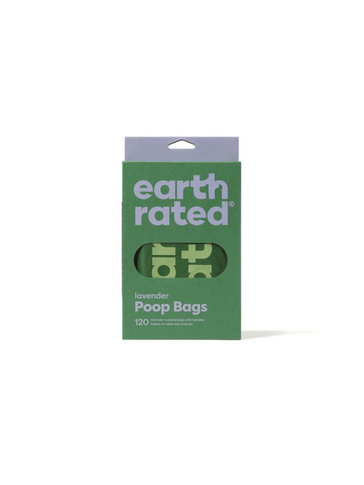 Earth Rated Bolsas con Asa para Mascotas Lavanda 120 u