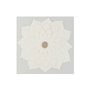 DKD Home Decor Cuadro Lienzo Papel Maché Flor 3D Blanco 120x120