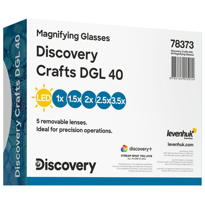 Discovery Crafts DGL 40 Magnifying Glasses Azul