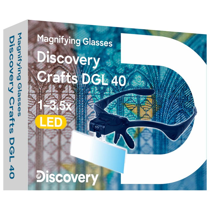 Discovery Crafts DGL 40 Magnifying Glasses Azul