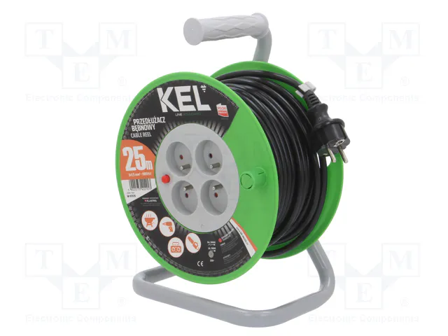 KEL Prolongador de alimentación H05VV-F 3G1,5mm2 20m Negro KEL Prolongador de alimentación H05VV-F 3G1,5mm2 20m Negro