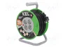 KEL Prolongador de alimentación H05VV-F 3G1,5mm2 20m Negro