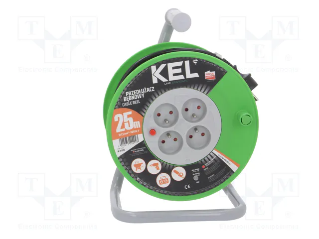 KEL Prolongador de alimentación H05VV-F 3G1,5mm2 20m Negro KEL Prolongador de alimentación H05VV-F 3G1,5mm2 20m Negro
