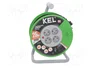 KEL Prolongador de alimentación H05VV-F 3G1,5mm2 20m Negro