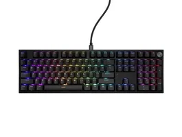 Genesis Thor 404 Teclado Mecánico RGB Gateron Yellow Pro Hot-Swap QWERTY Negro
