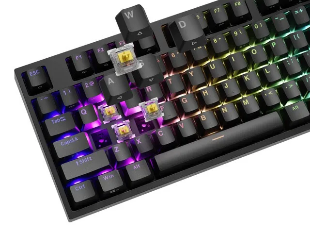 Genesis Thor 404 Teclado Mecánico RGB Gateron Yellow Pro Hot-Swap QWERTY Negro Genesis Thor 404 Teclado Mecánico RGB Gateron Yellow Pro Hot-Swap QWERTY Negro