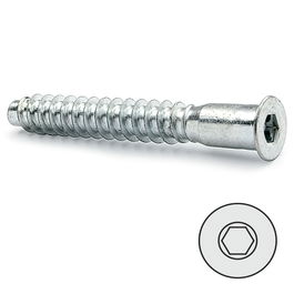 HERRAJES ALK Tornillo Autorroscante Rosca Madera 7-70 Zincado Sin Punta