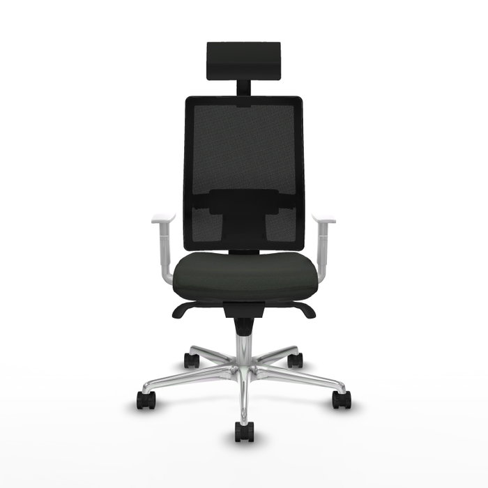 PIQUERAS Y CRESPO Silla de oficina Horna con mecanismo Sincro, Negro PIQUERAS Y CRESPO Silla de oficina Horna con mecanismo Sincro, Negro