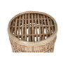 DKD Home Decor Mesita Auxiliar Balines Mimbre Natural 42 x 47 x 42 cm Set de 2
