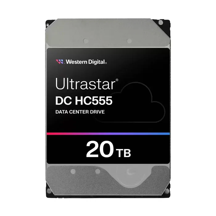 Western Digital Ultrastar DC HC555 Disco Duro Interno 20TB 3.5" SATA III 7200 RPM 512MB Cache 0B48724 para Servidor/Estación de Trabajo