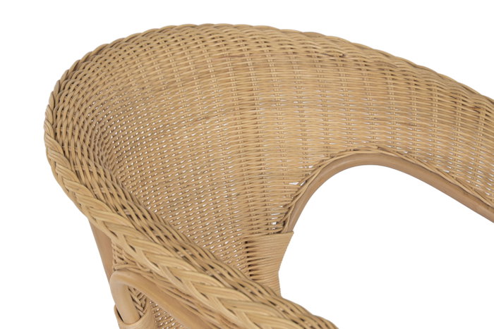 DKD Home Decor Silla de Ratán Natural
