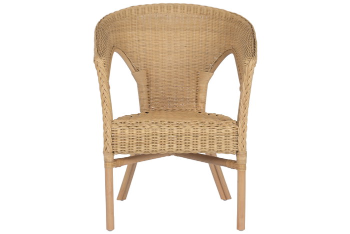 DKD Home Decor Silla de Ratán Natural