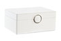 DKD Home Decor Joyero Glam Marfil 17 x 13 x 8.5 cm