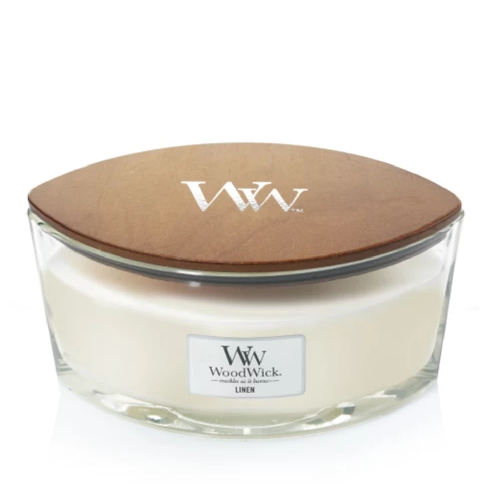 Woodwick Core Ellipse Linen Vela Aromática 1497 gr Woodwick Core Ellipse Linen Vela Aromática 1497 gr