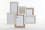 DKD Home Decor Marco Multifoto Hands Scandi Beige Marron 3 x 42 x 47 cm (6 Unidades)