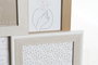 DKD Home Decor Marco Multifoto Hands Scandi Beige Marron 3 x 42 x 47 cm (6 Unidades)