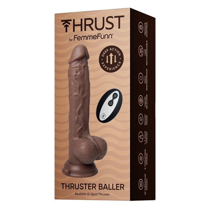 Consolador Realista FemmeFunn Thrust Silicona ABS Ø 4 cm Ø 4,1 cm (15,7 cm)