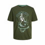 Camiseta de Manga Corta Hombre Jack & Jones Oliva