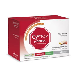 Deiters Cystop Probiotic Megaflora Evo 9 60 cápsulas para cistitis con arándano rojo y D-manosa