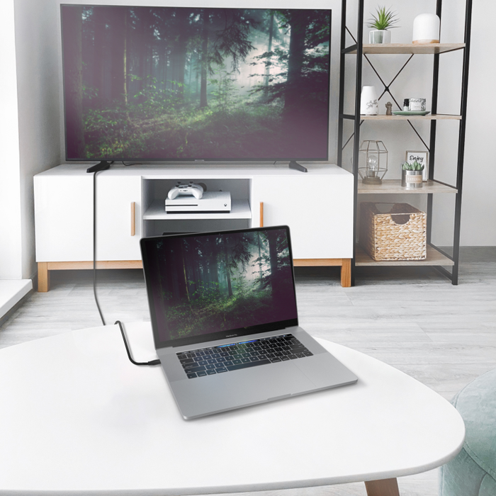 Aisens Cable Conversor USB-C a HDMI 2.1 8K@60Hz, 2.0m, Negro