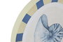 DKD Home Decor Decoracion Pared Mediterraneo Azul Blanco 30 x 30 cm (4 Unidades)