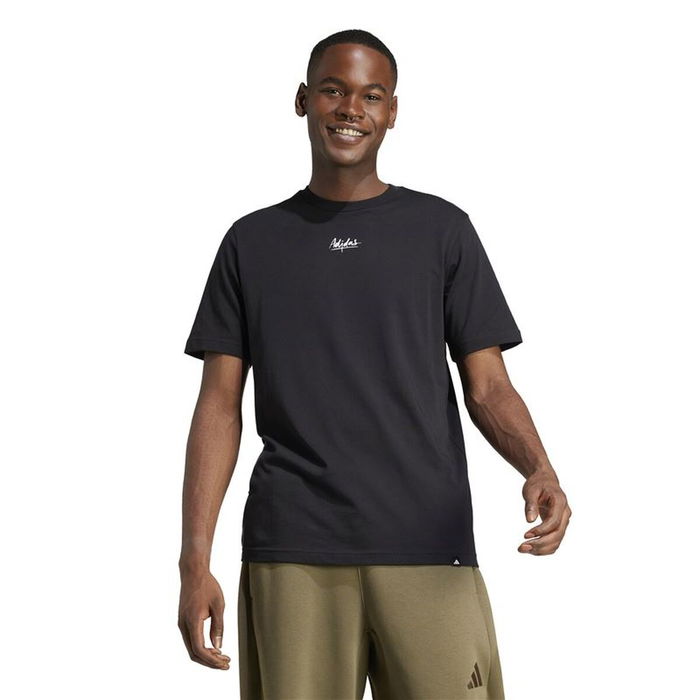 Camiseta de Manga Corta Hombre Adidas Lemon Negro 7-8 Años