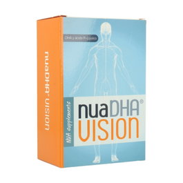 Nua DHA Vision Complemento Alimenticio para la Salud Visual 30 Cápsulas + 30 Perlas