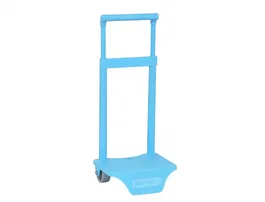 Carro portamochilas guarderia celeste 180x160x350mm