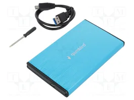 GEMBIRD Carcasa de disco 2,5 pulgadas USB 3.0 Aluminio Azul