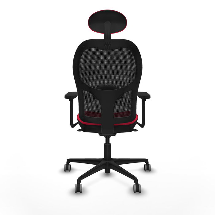 Silla de Oficina con Cabecero Jorquera Piqueras y Crespo 3D036G1 Rojo
