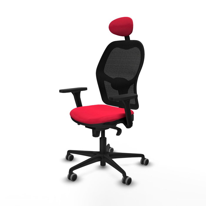 Silla de Oficina con Cabecero Jorquera Piqueras y Crespo 3D036G1 Rojo