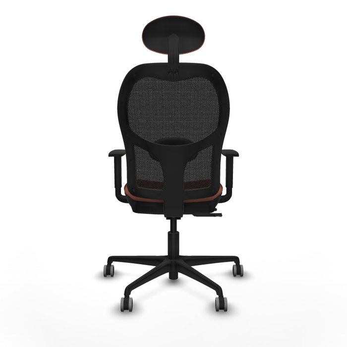 PIQUERAS Y CRESPO Silla de oficina Jorquera con mecanismo Sincro/Traslack, Marrón y Negro PIQUERAS Y CRESPO Silla de oficina Jorquera con mecanismo Sincro/Traslack, Marrón y Negro