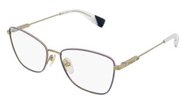 Furla VFU447-540KAW Gafas de Vista Dorado