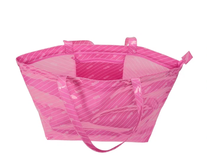 Safta Bolso Shopping Barbie Logomania Rosa