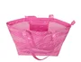 Safta Bolso Shopping Barbie Logomania Rosa