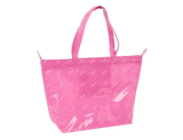 Safta Bolso Shopping Barbie Logomania Rosa