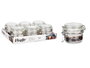 Vivalto Tarro de Conserva Hermético Pequeño 120 ml Transparente 11x7x8 cm (Set de 36)