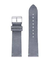 Watxandco Correa de Cuero Gris 44mm