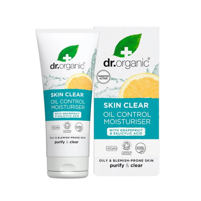 Dr. Organic SKIN CLEAR Hidratante 5 en 1 Control de Grasa 50 ml