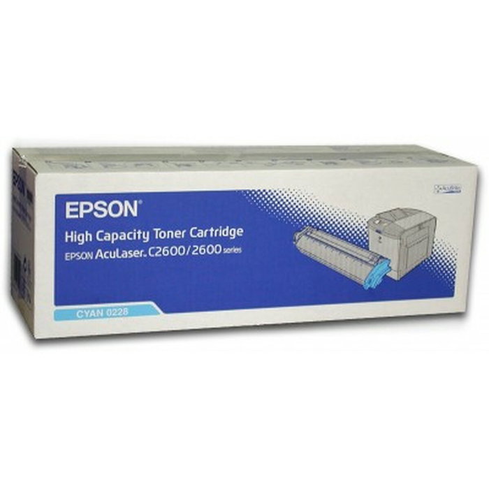 Epson Toner Aculaser C-2600/2600N Cian Alta Capacidad S050228
