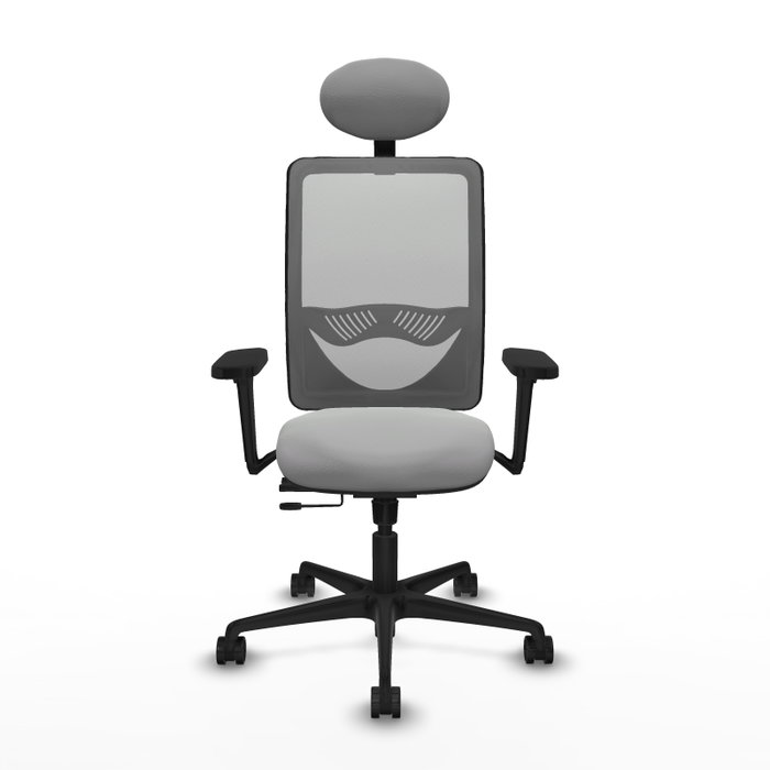 PIQUERAS Y CRESPO Silla de oficina Zulema Gris con mecanismo Sincro/Traslack PIQUERAS Y CRESPO Silla de oficina Zulema Gris con mecanismo Sincro/Traslack