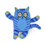 Nayeco Sapphire Cat Peluche de Gato Azul 3 Unidades