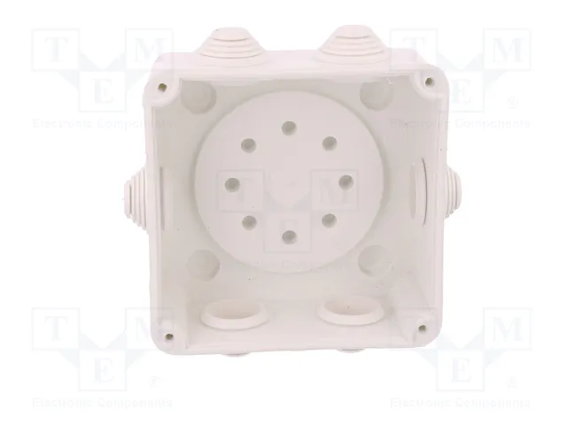 ELEKTRO-PLAST NASIELSK Caja de conexiones EP-LUX blanca con diafragmas ELEKTRO-PLAST NASIELSK Caja de conexiones EP-LUX blanca con diafragmas
