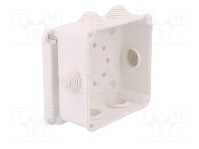 ELEKTRO-PLAST NASIELSK Caja de conexiones EP-LUX blanca con diafragmas ELEKTRO-PLAST NASIELSK Caja de conexiones EP-LUX blanca con diafragmas