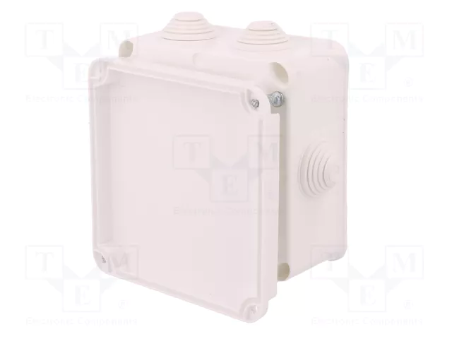 ELEKTRO-PLAST NASIELSK Caja de conexiones EP-LUX blanca con diafragmas ELEKTRO-PLAST NASIELSK Caja de conexiones EP-LUX blanca con diafragmas