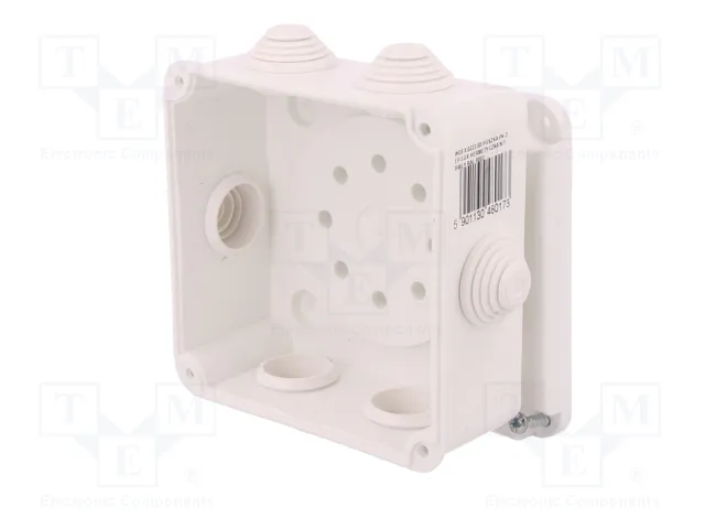 ELEKTRO-PLAST NASIELSK Caja de conexiones EP-LUX blanca con diafragmas ELEKTRO-PLAST NASIELSK Caja de conexiones EP-LUX blanca con diafragmas