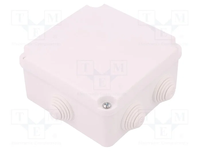 ELEKTRO-PLAST NASIELSK Caja de conexiones EP-LUX blanca con diafragmas ELEKTRO-PLAST NASIELSK Caja de conexiones EP-LUX blanca con diafragmas