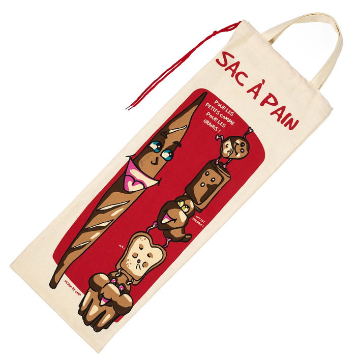 Cook Concept Bolsa para Pan de Algodón Surtido 27x70 cm