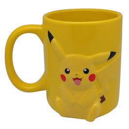 KIDS LICENSING Taza 3D Pikachu Pokemon Cerámica Capacidad 325ml